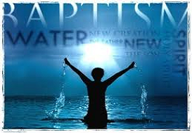 baptism water