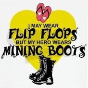 My hero wears mining boots