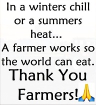 Thank you Farmers!