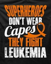 Superheros fight Leukemia