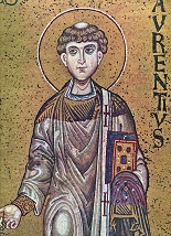 St. Lawrence, patron saint of Comedians