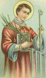 St. Lawrence, patron saint of the Poor