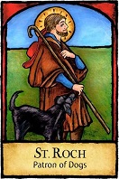 Saint Roch, Patron saint of Dogs