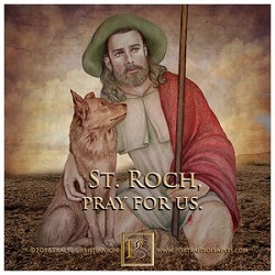 Saint Roch, patron saint of skin diseases