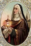 St. Clare teach us to pray