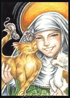 Saint Gertrude protect my cats